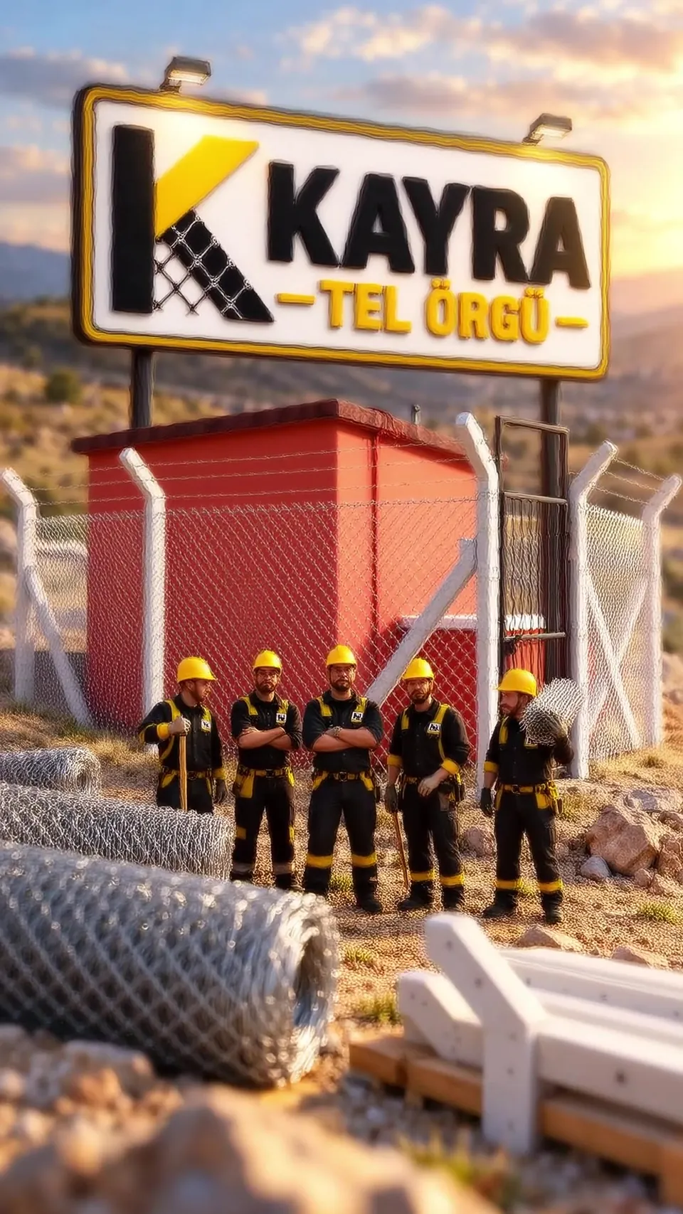 KAYRA Tel Örgü için hazırlanan reklam videosundan kapak karesi