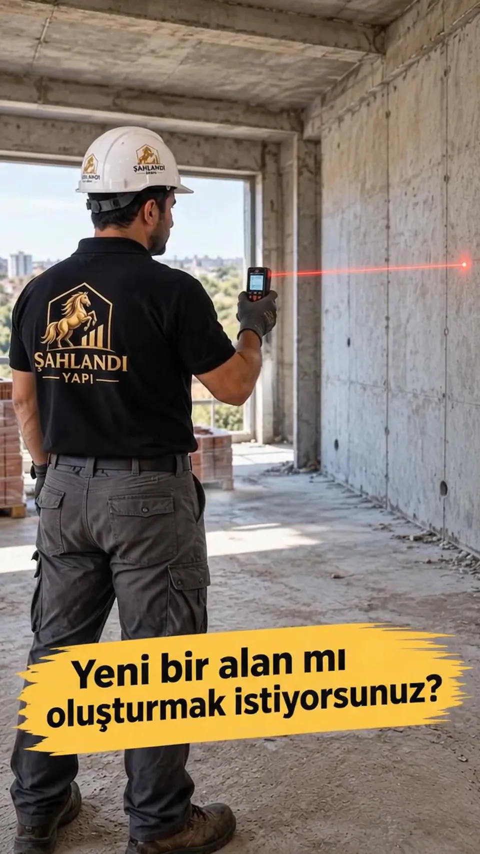 Şahlandı Yapı için hazırlanan reklam videosundan kapak karesi